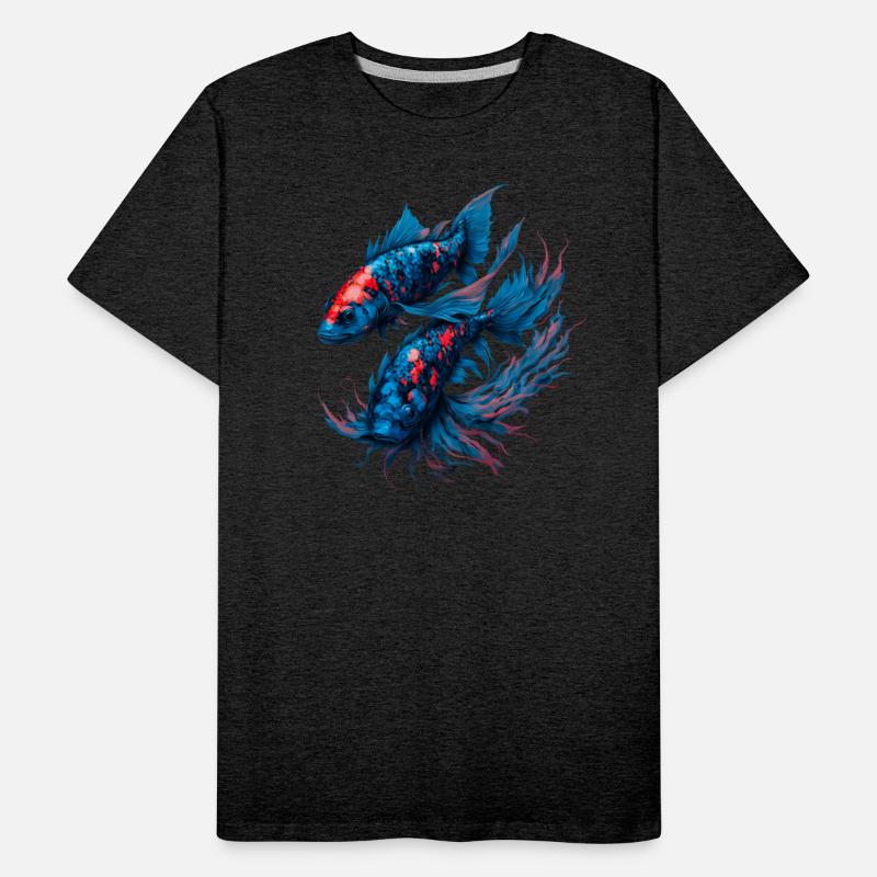 Majestic Japanese Koi Fish Swimming in Harmony