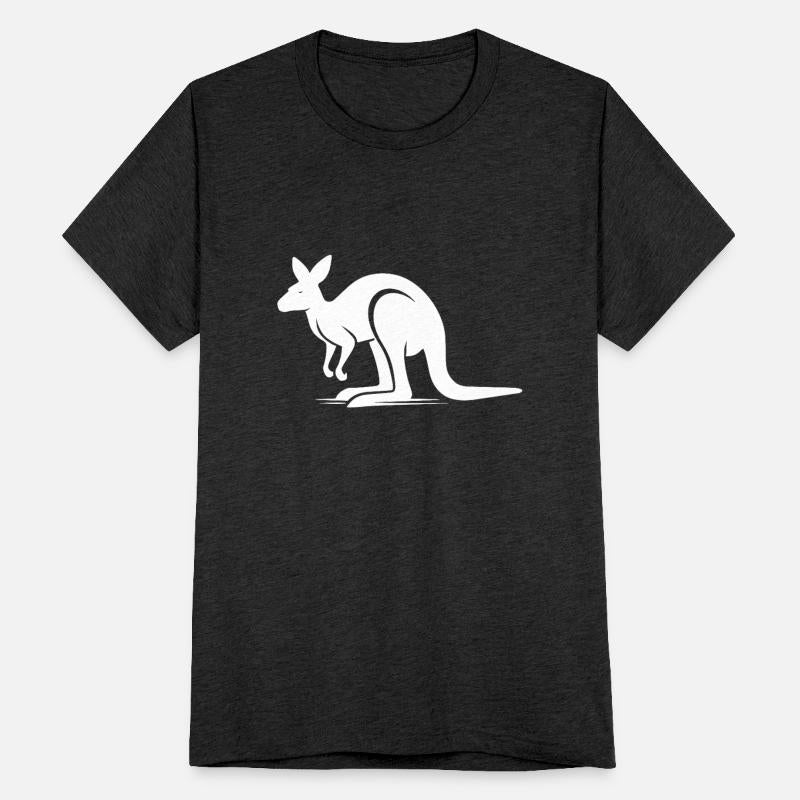 Majestic Kangaroo In Minimalist Form