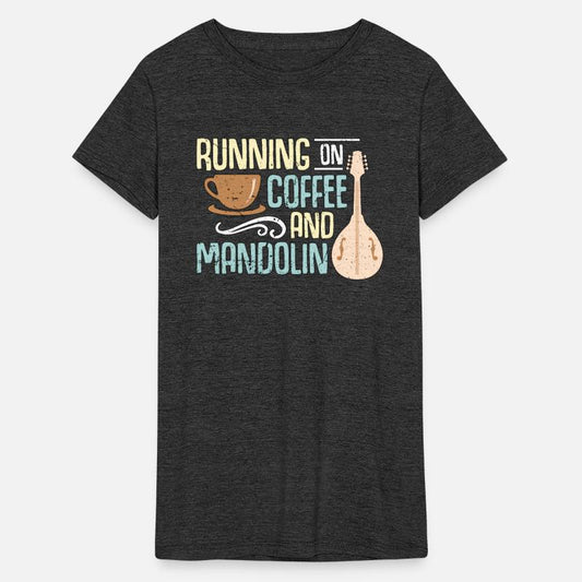 Mandolin Running On Coffee And Bluegrass Music