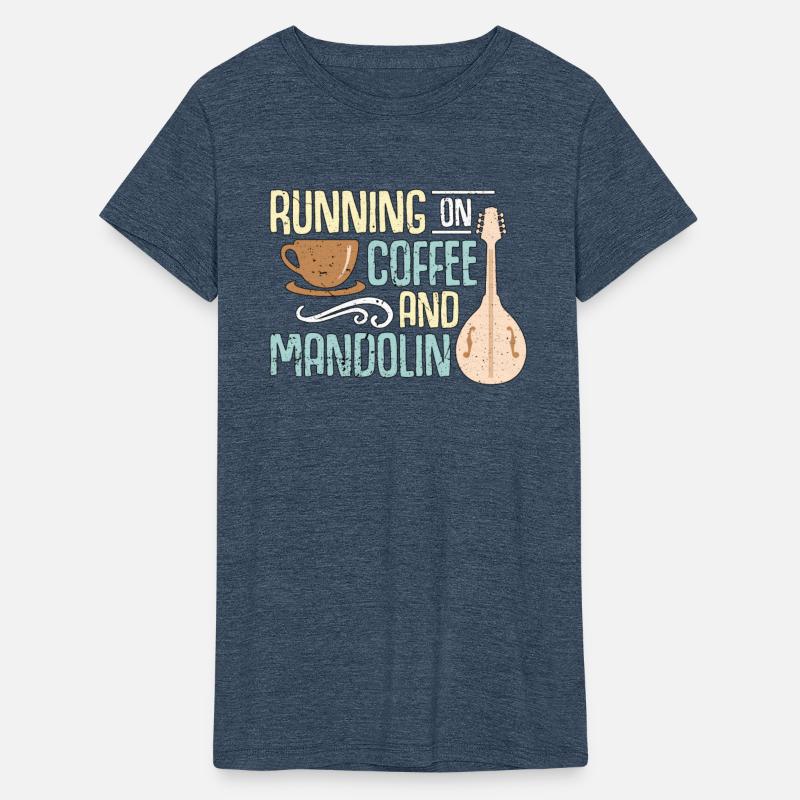 Mandolin Running On Coffee And Bluegrass Music