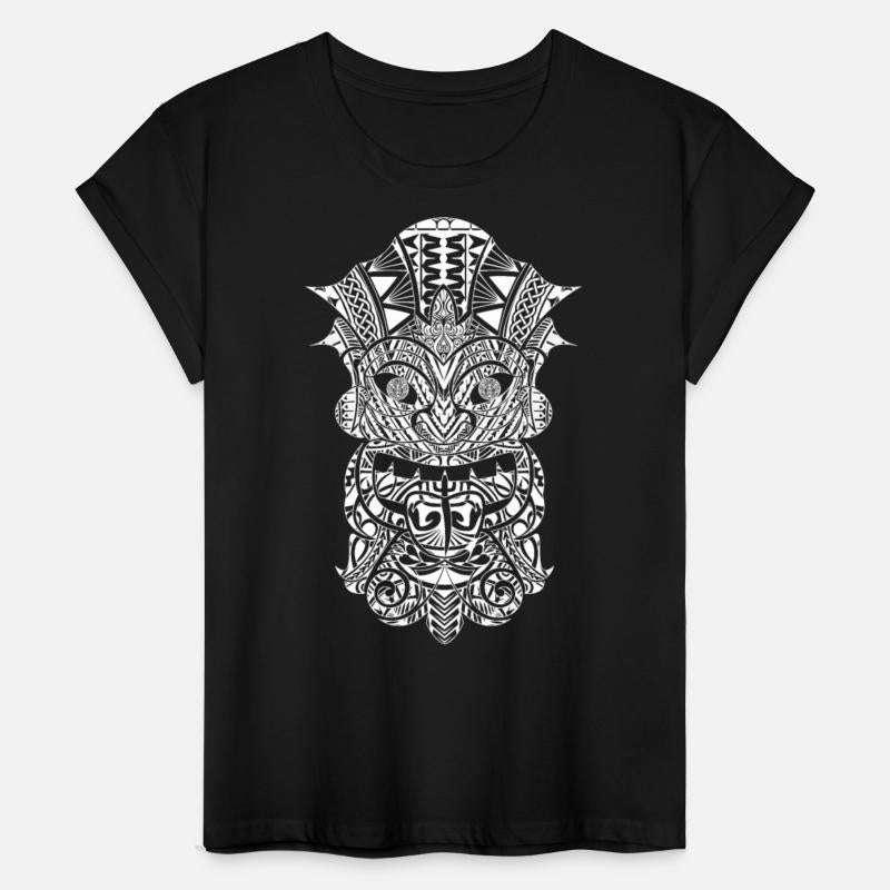 Maori Polynesian Tattoo HAKA Dance Face Mask Head