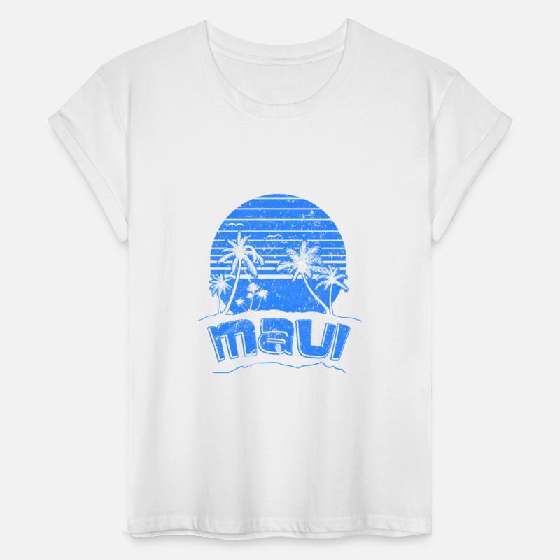 Maui Sunset Beach Vacation Paradise Island Retro