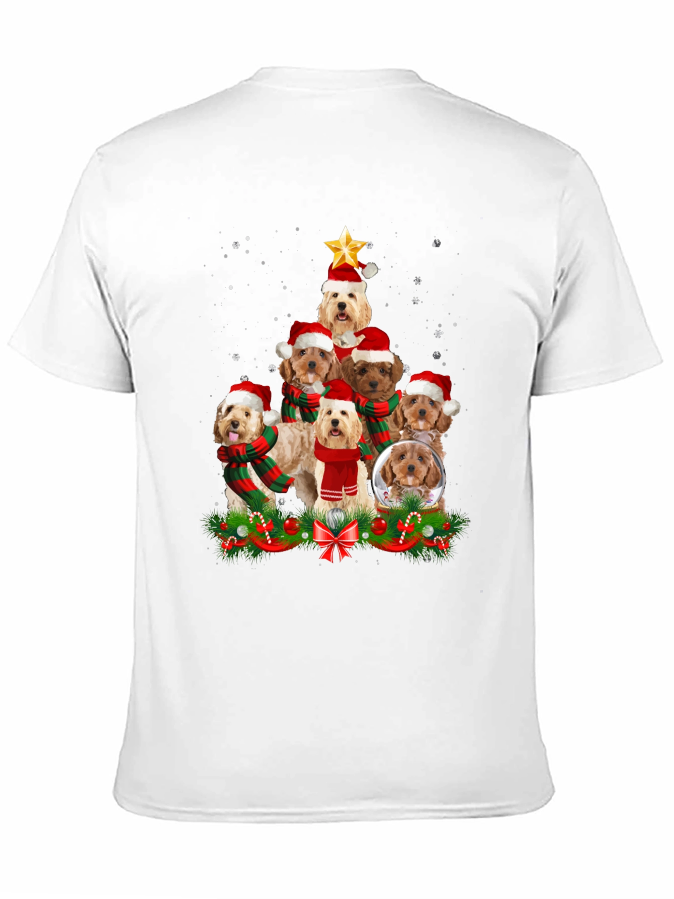 Festive Dog Breed Christmas Tree T-Shirt