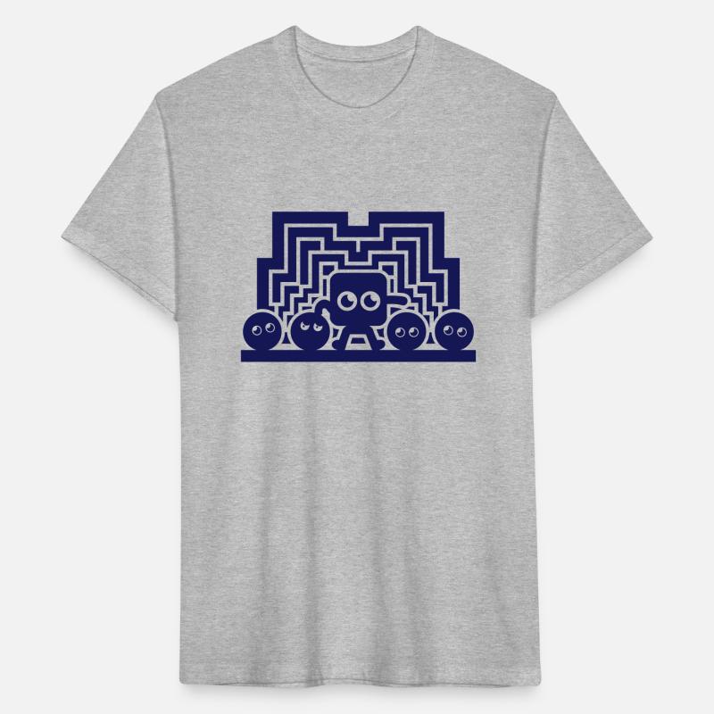 Maze Game Characters Vector One Color