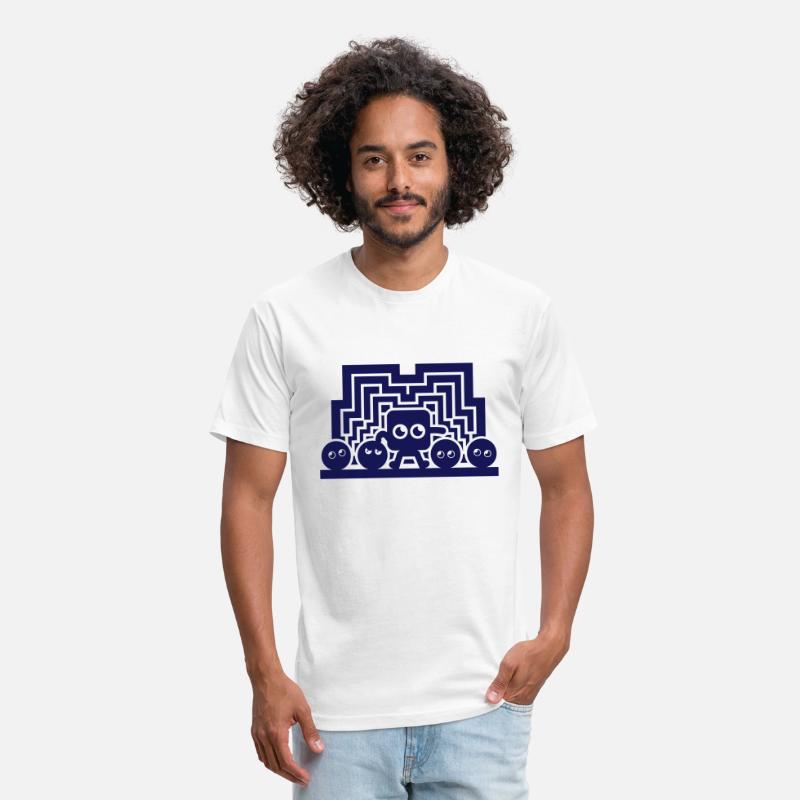 Maze Game Characters Vector One Color