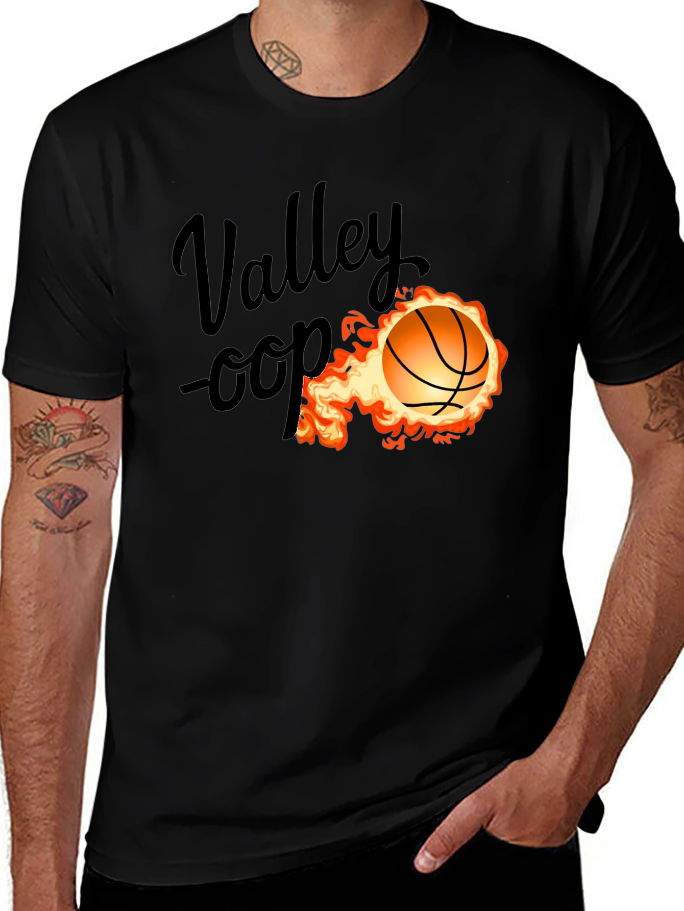 Valley Oop Basketball Graphic Tee