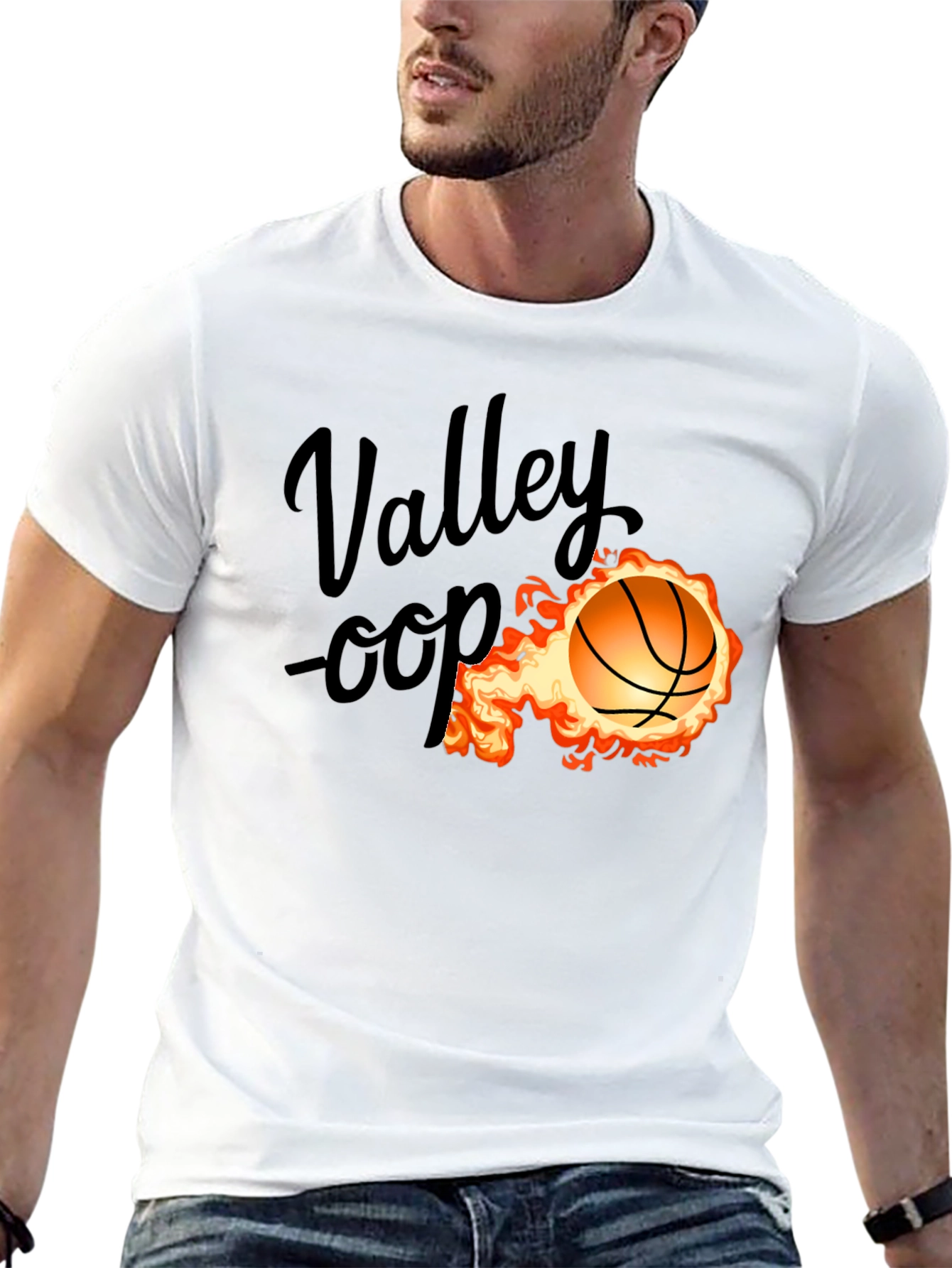 Valley Oop Basketball Graphic Tee