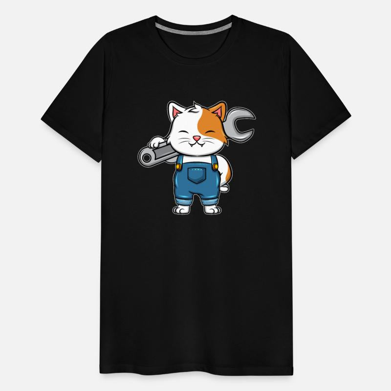 Mechanical Engineer Mechanic Cat With A Wrench