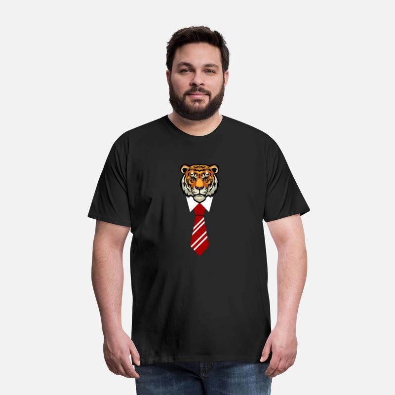 Men's Graphic Tees Vintage T-Shirts tiger