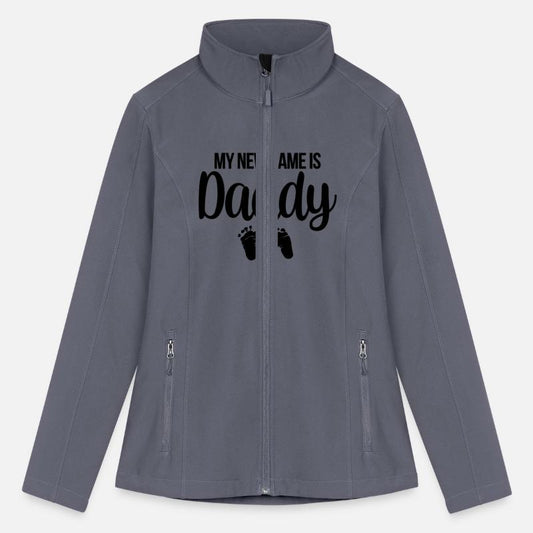 Mens My New Name is Daddy New Dad Expecting Parent