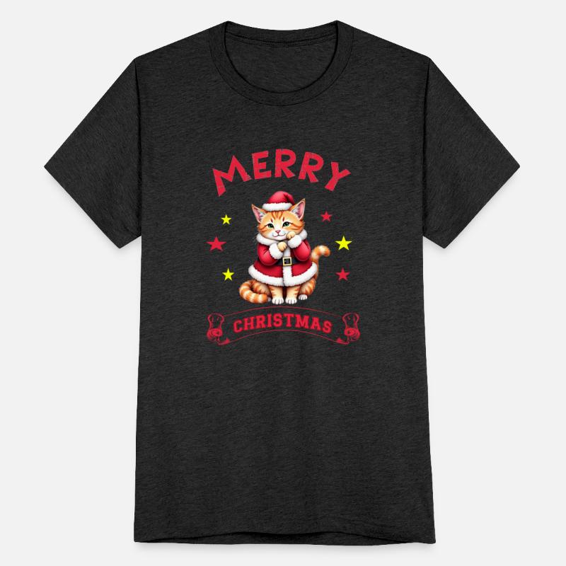 Merry Christmas Catmas kitty cute santa cat