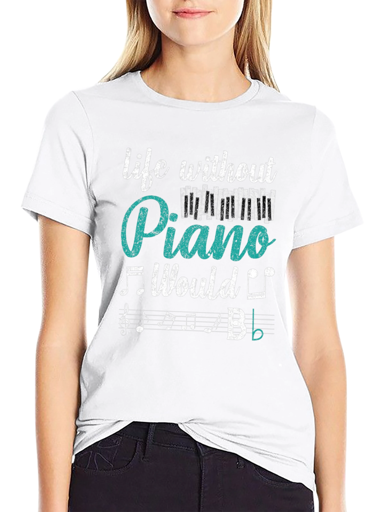 Life Without Piano Music T-Shirt