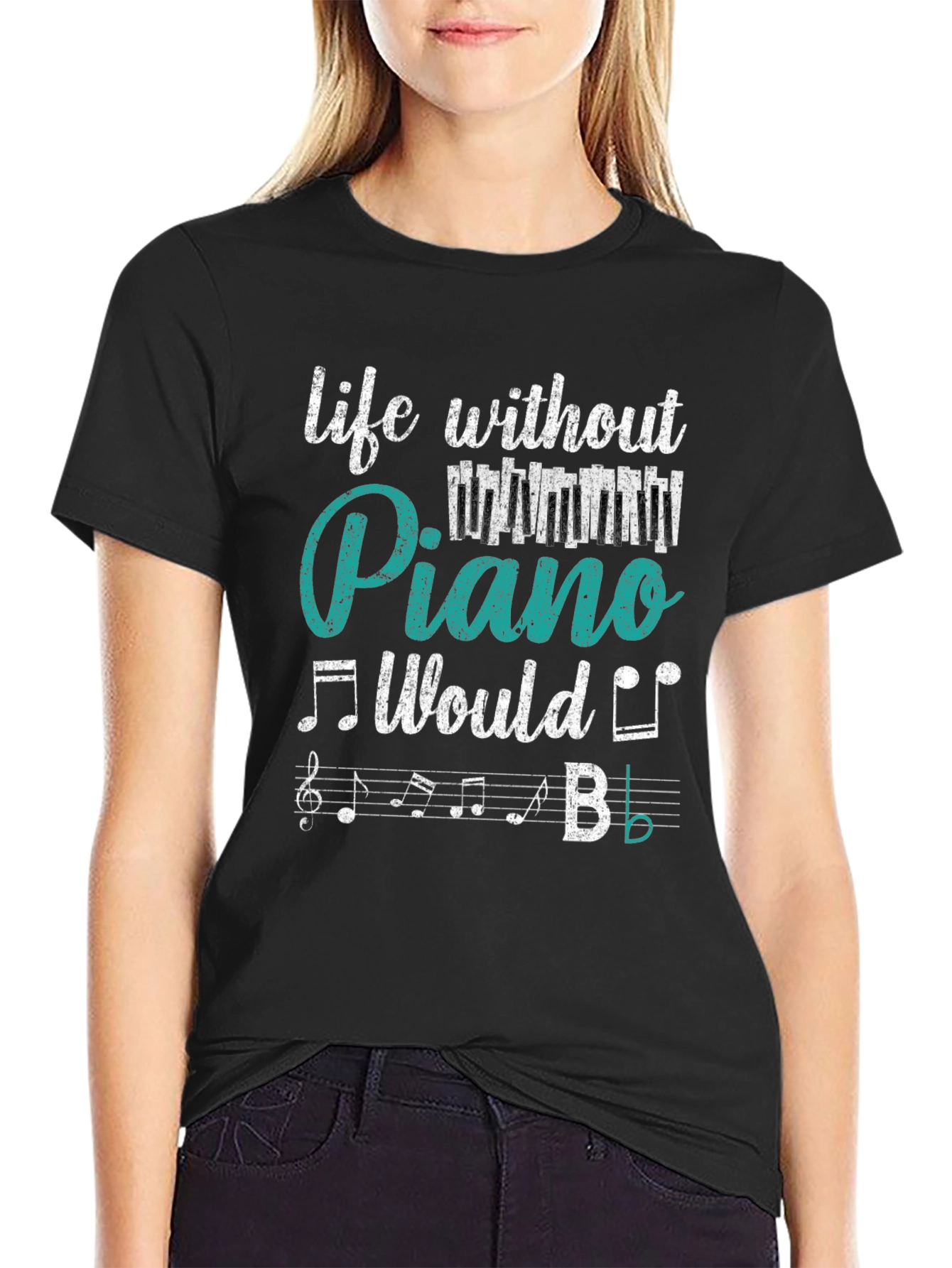 Life Without Piano Music T-Shirt