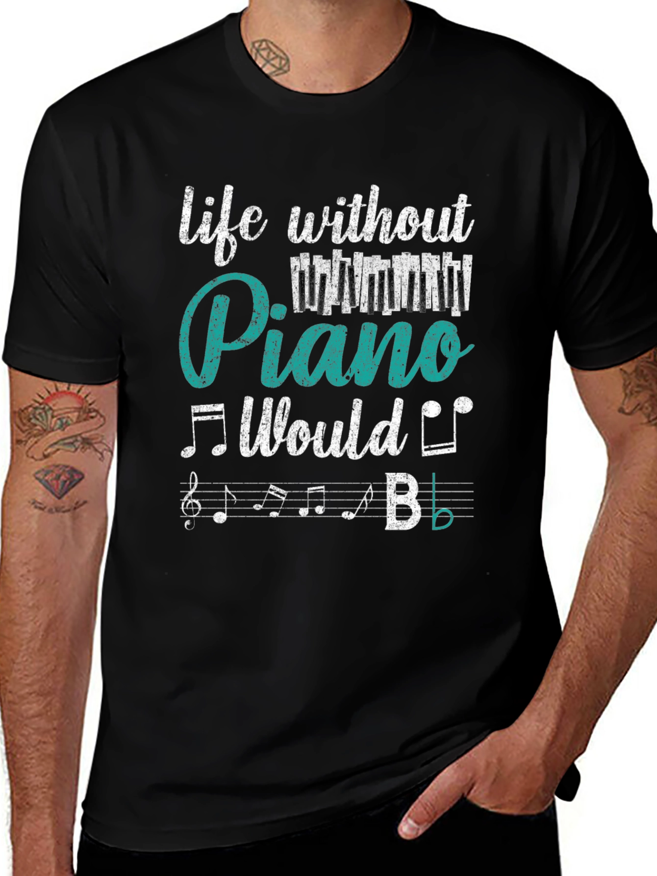 Life Without Piano Music T-Shirt