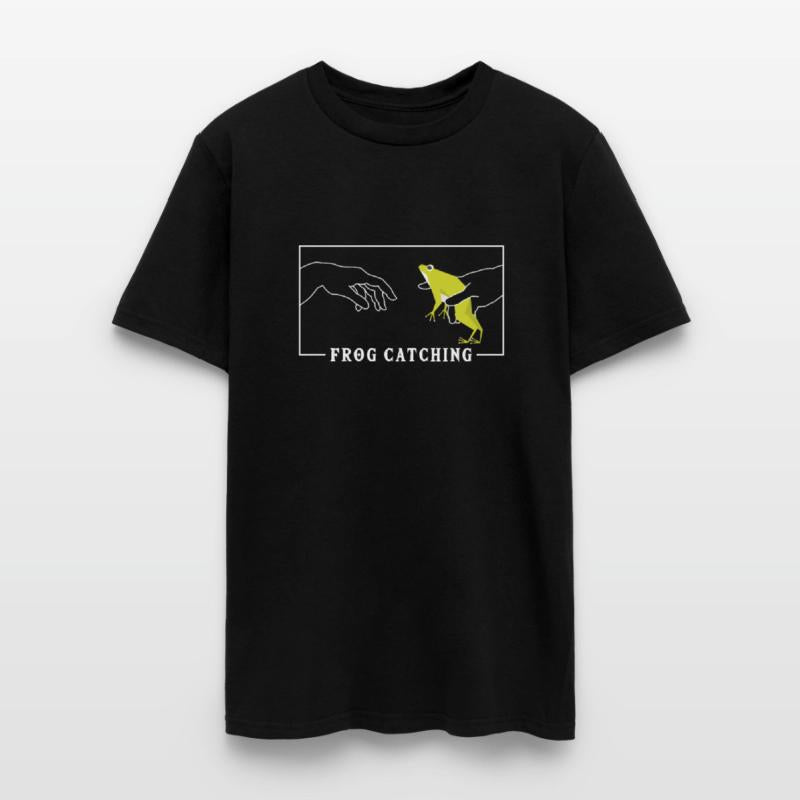 Michelangelo Creation of Adam Frog Catching Frog