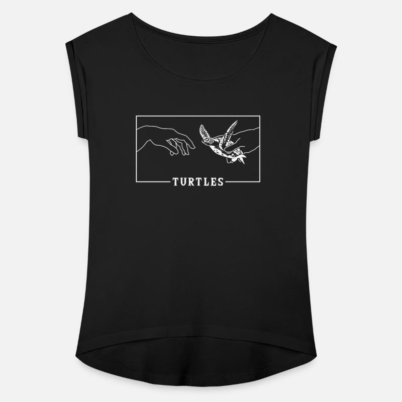 Michelangelo Creation of Adam Turtles Lover Turtle