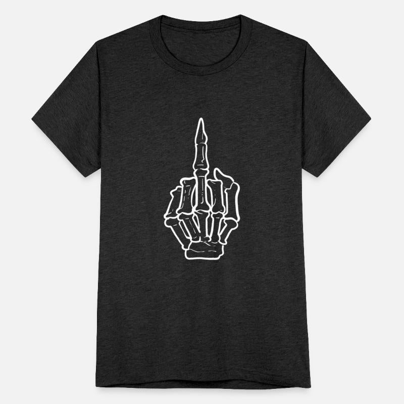 Middle Finger Skeleton Fan Gift