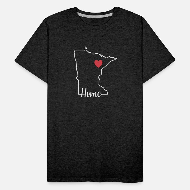 Minnesota Home with Map Outline USA America