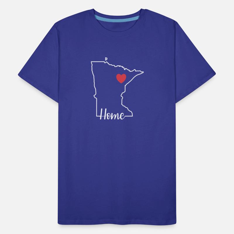 Minnesota Home with Map Outline USA America