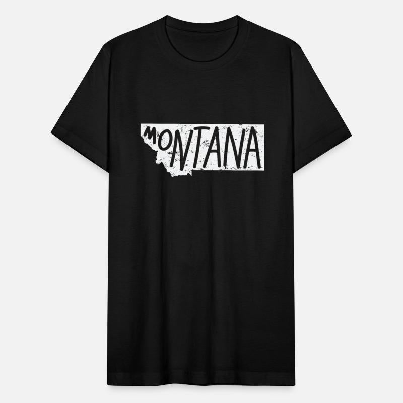 Montana Map Outline US State USA America