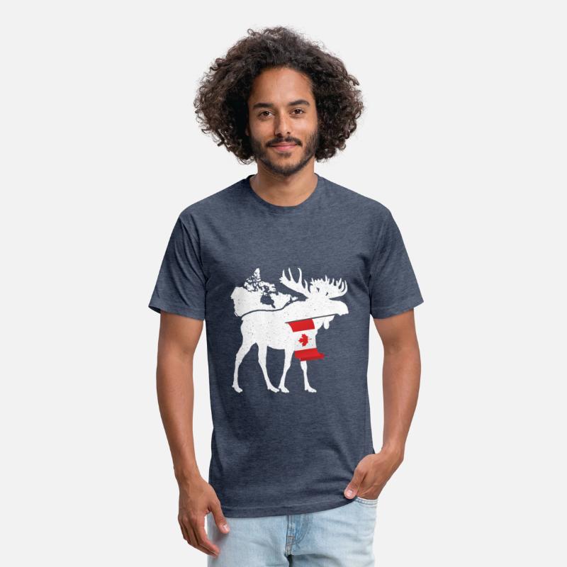 Moose Canada Flag Canadian Maple Syrup Gift