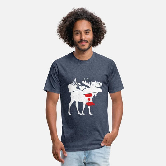 Moose Canada Flag Canadian Maple Syrup Gift