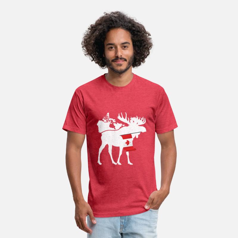Moose Canada Flag Canadian Maple Syrup Gift