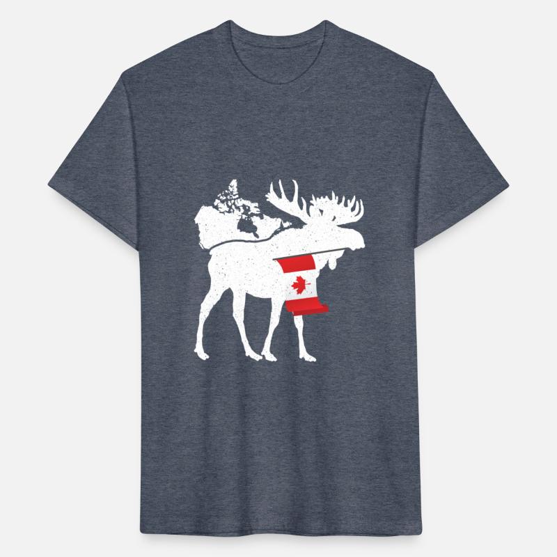 Moose Canada Flag Canadian Maple Syrup Gift