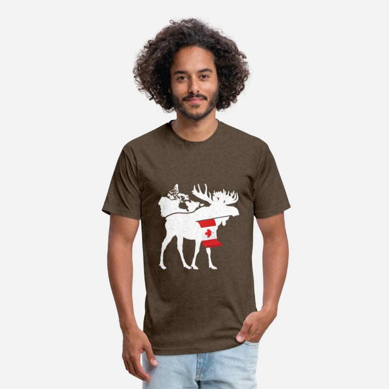 Moose Canada Flag Canadian Maple Syrup Gift