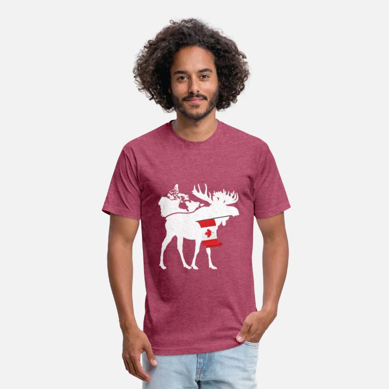 Moose Canada Flag Canadian Maple Syrup Gift