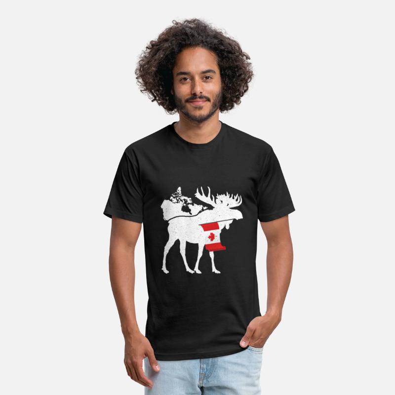 Moose Canada Flag Canadian Maple Syrup Gift