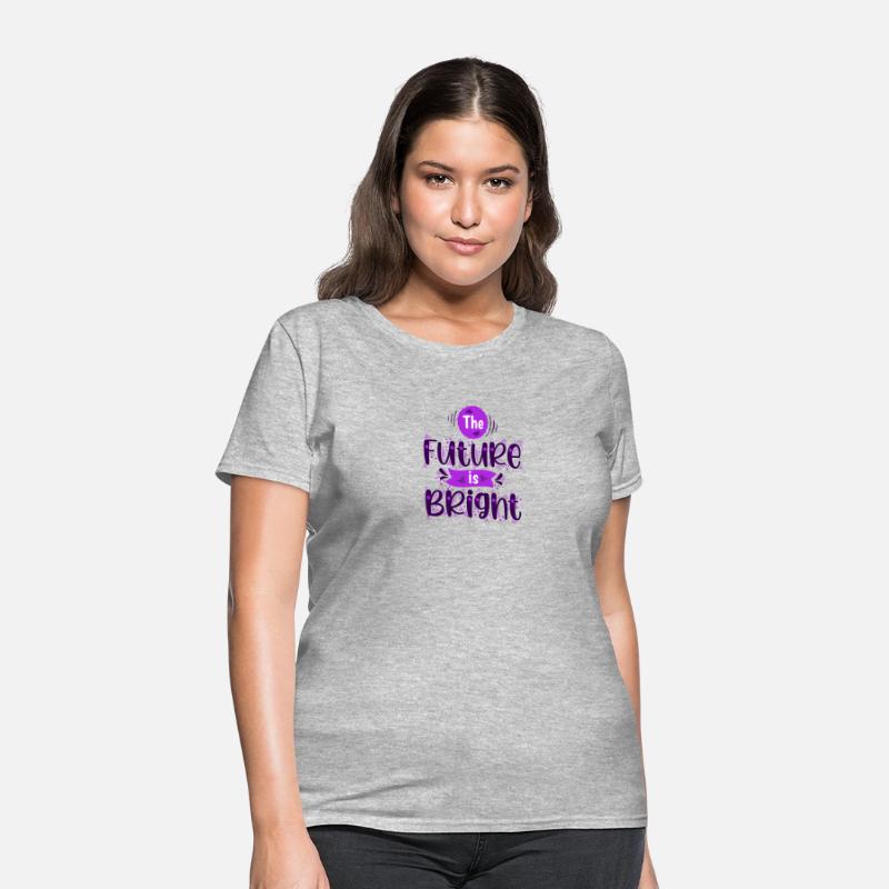 Motivation T-shirt design " The Future is Bright"
