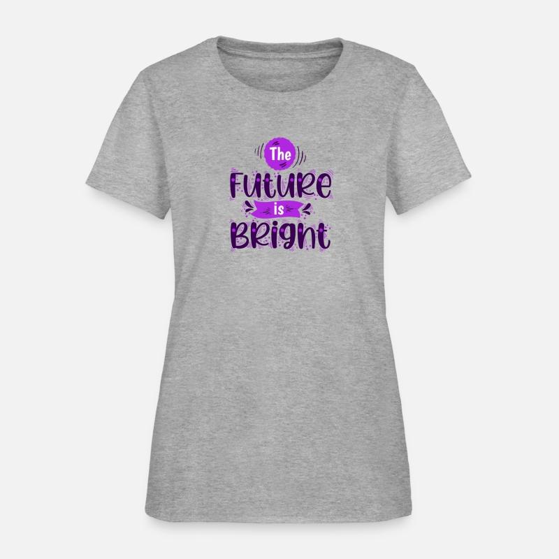 Motivation T-shirt design " The Future is Bright"