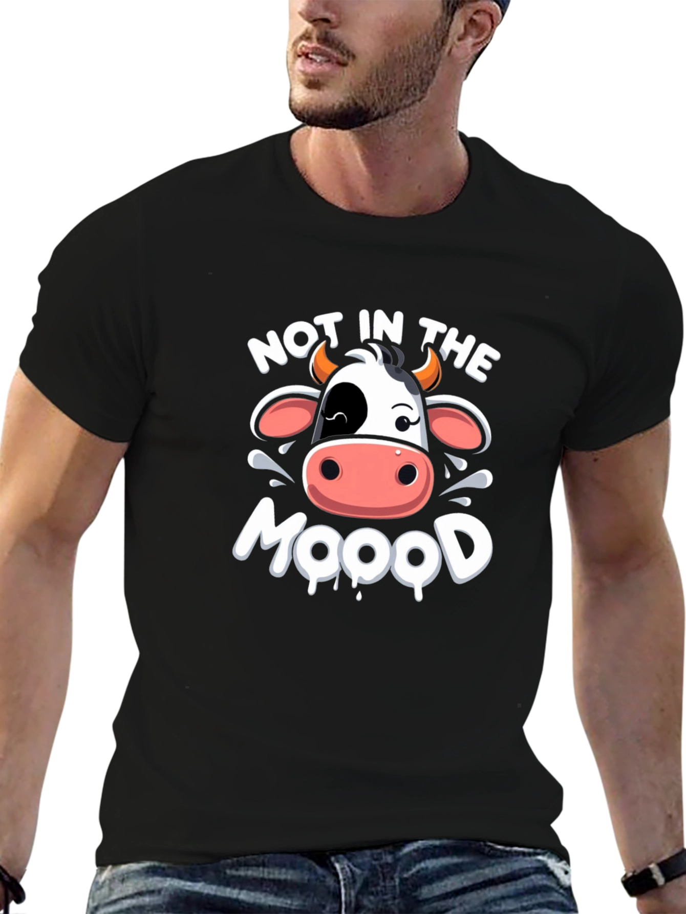 Not in the Mood Cow Graphic Tee