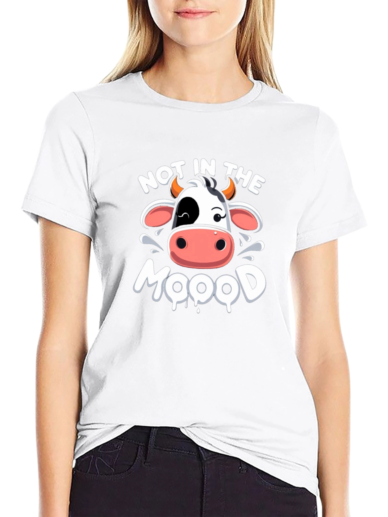 Not in the Mood Cow Graphic Tee
