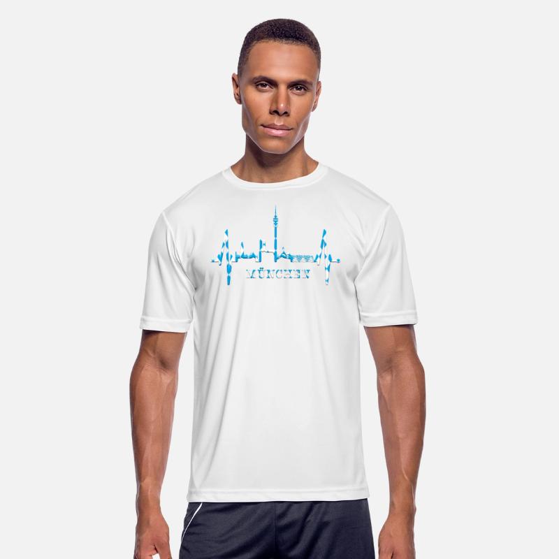 Munich Skyline Heartbeat Bavarian Oktoberfest Gift