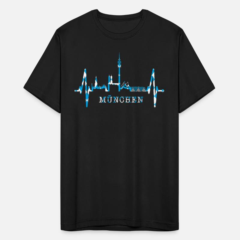 Munich Skyline Heartbeat Bavarian Oktoberfest Gift