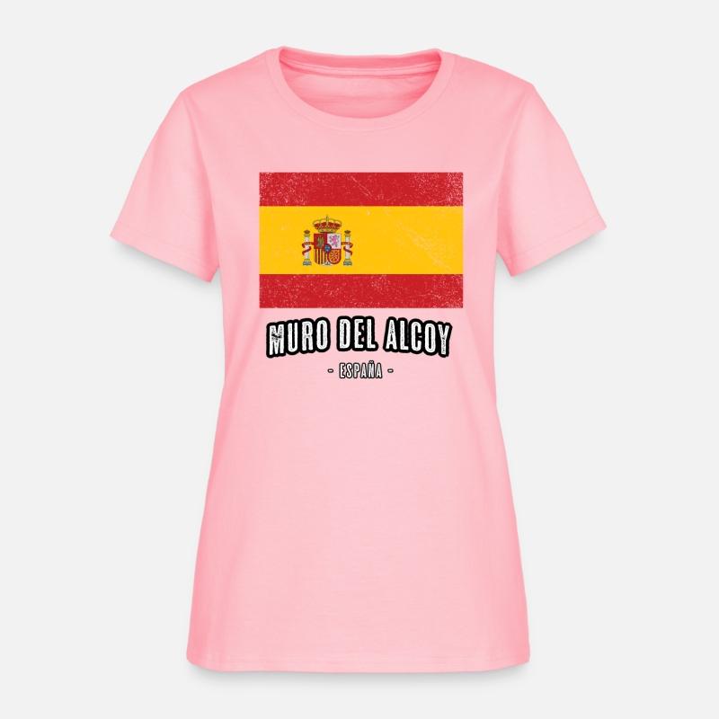 Muro Del Alcoy Spain Es Flag City Bandera Ropa