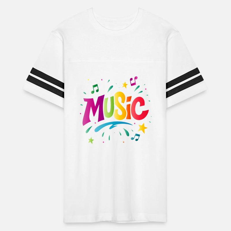 Music – Colorful Typography with a Musical Note