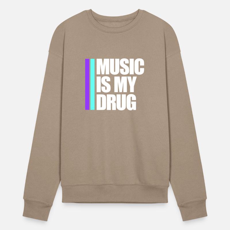 Music is my Drug Text Saying Dance Club Party Love