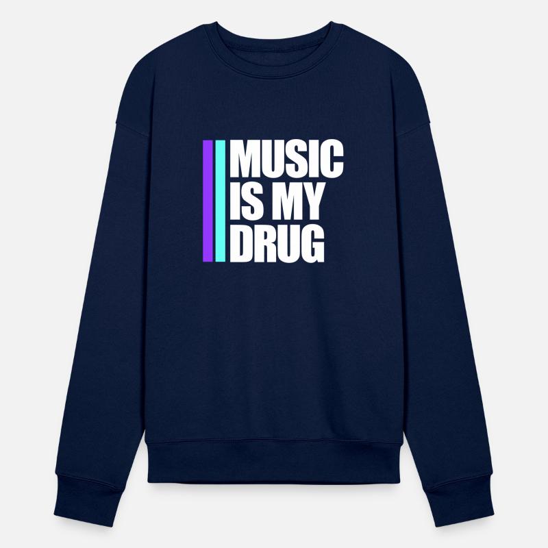 Music is my Drug Text Saying Dance Club Party Love