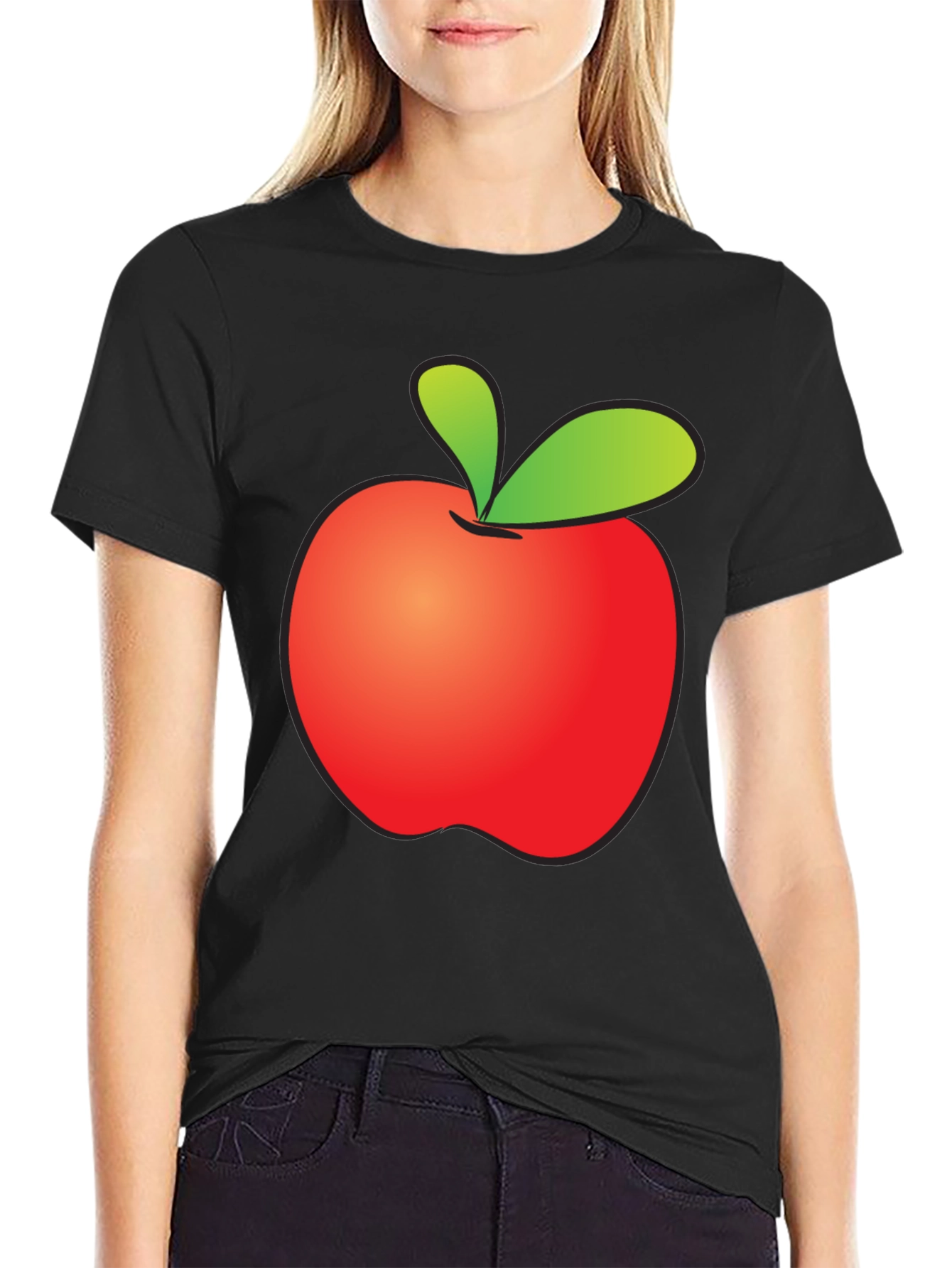 Apple Graphic T-Shirt - Fun Casual Wear