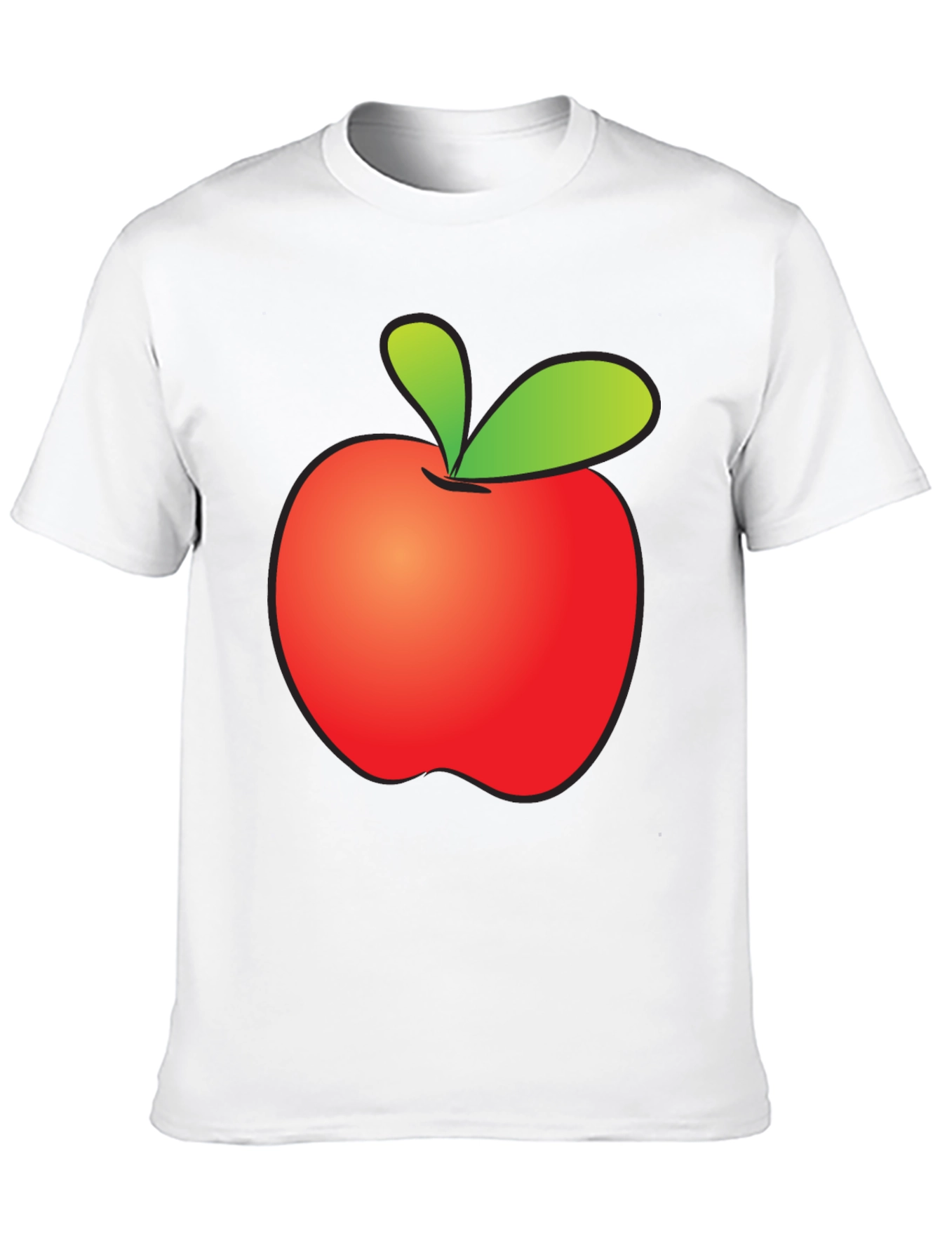 Apple Graphic T-Shirt - Fun Casual Wear
