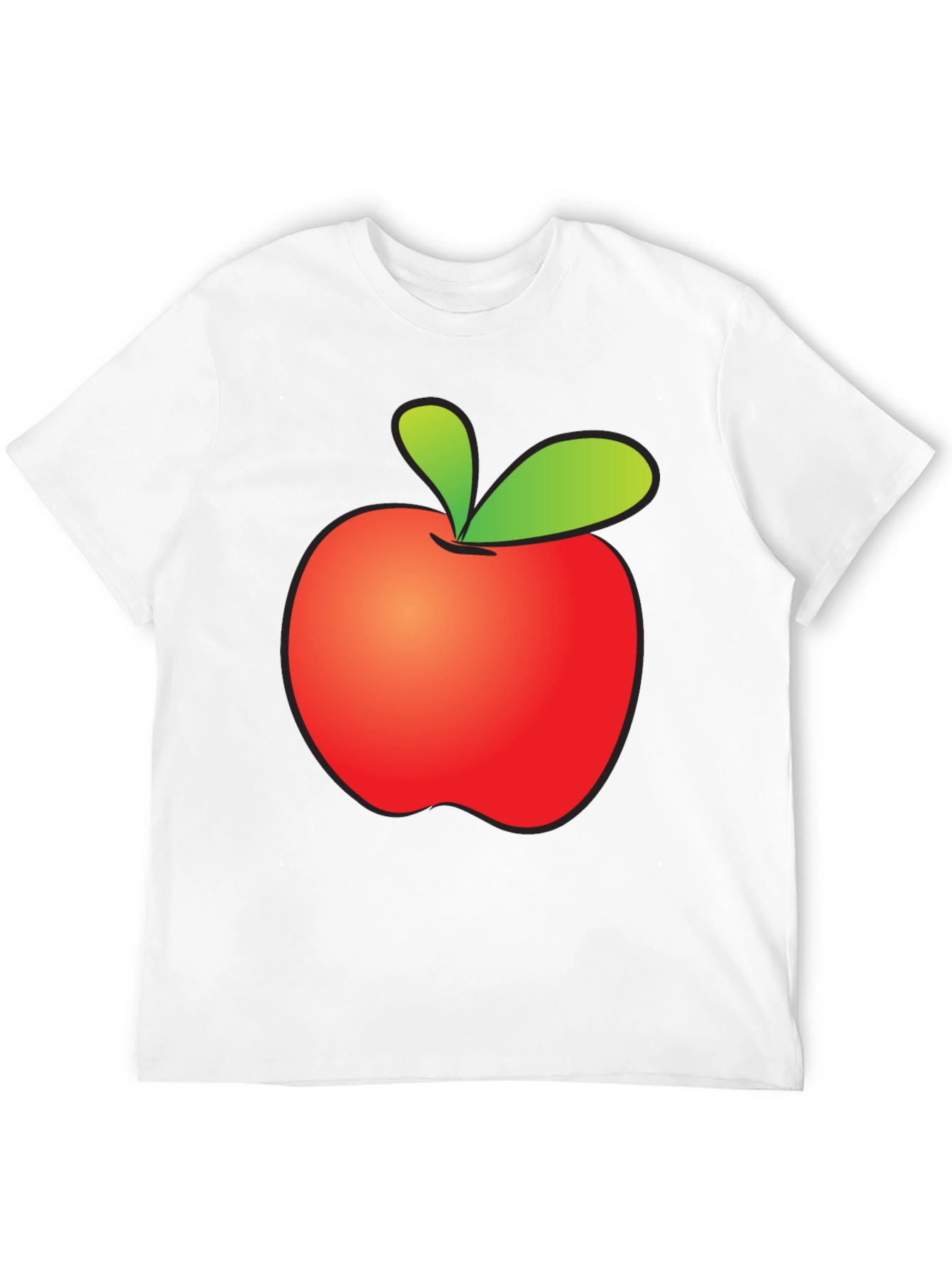 Apple Graphic T-Shirt - Fun Casual Wear