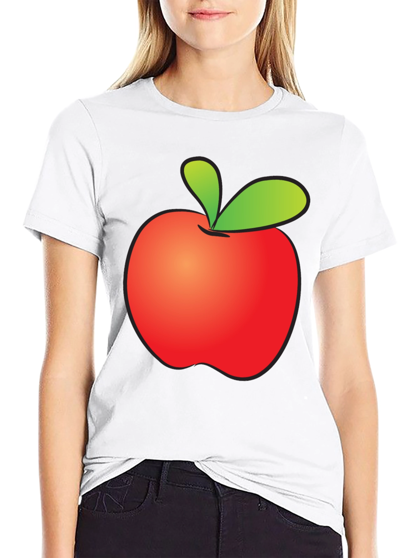 Apple Graphic T-Shirt - Fun Casual Wear
