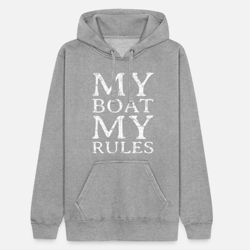 My Boat my Rules (Vintage White) Boating & Sailing