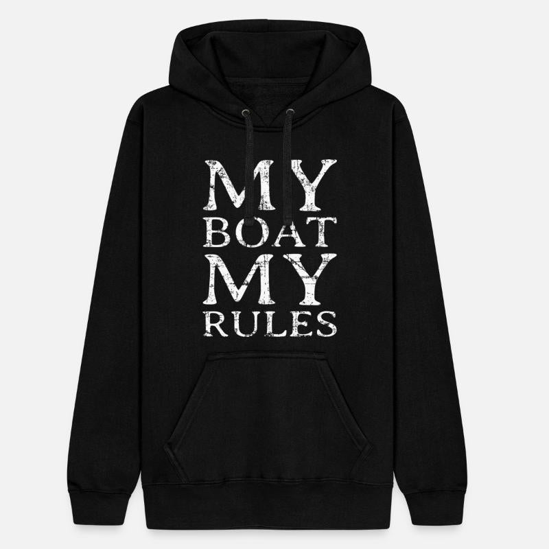 My Boat my Rules (Vintage White) Boating & Sailing