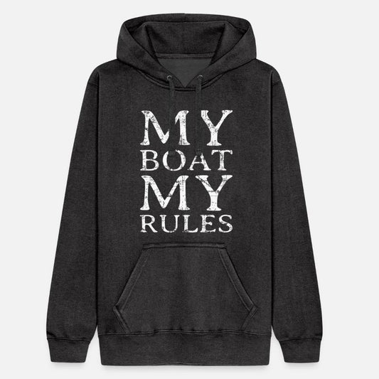 My Boat my Rules (Vintage White) Boating & Sailing