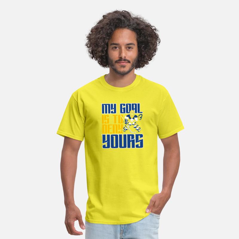 My Goal Is To Deny Yours Hockey Goalie Ice Hockey