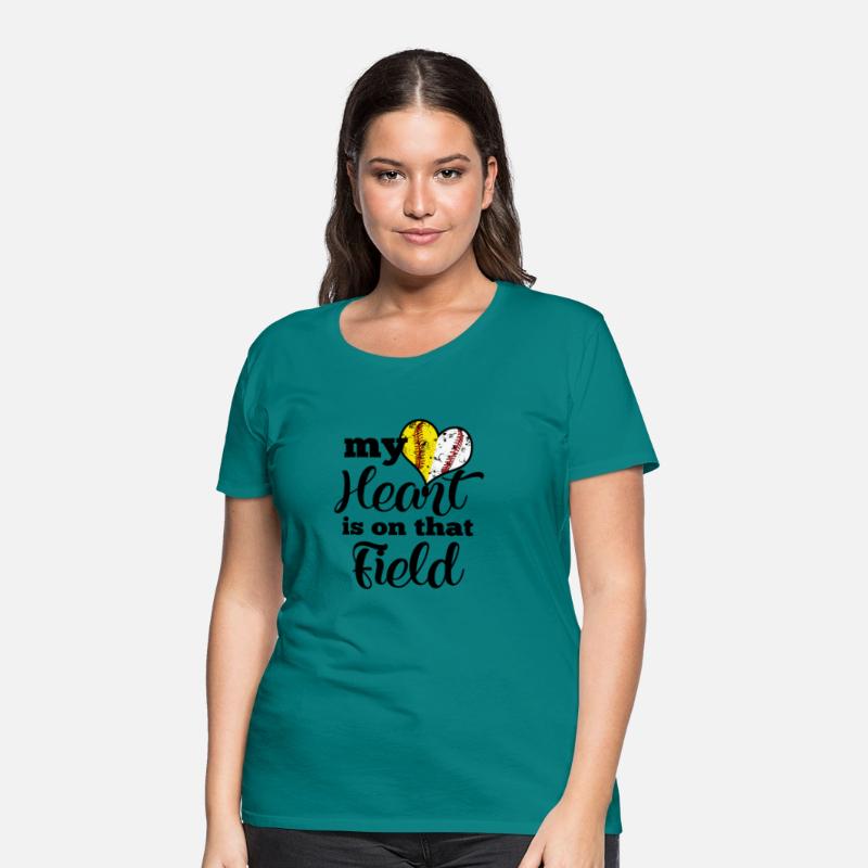 My Heart Is On That Field Baseball Softball Parent